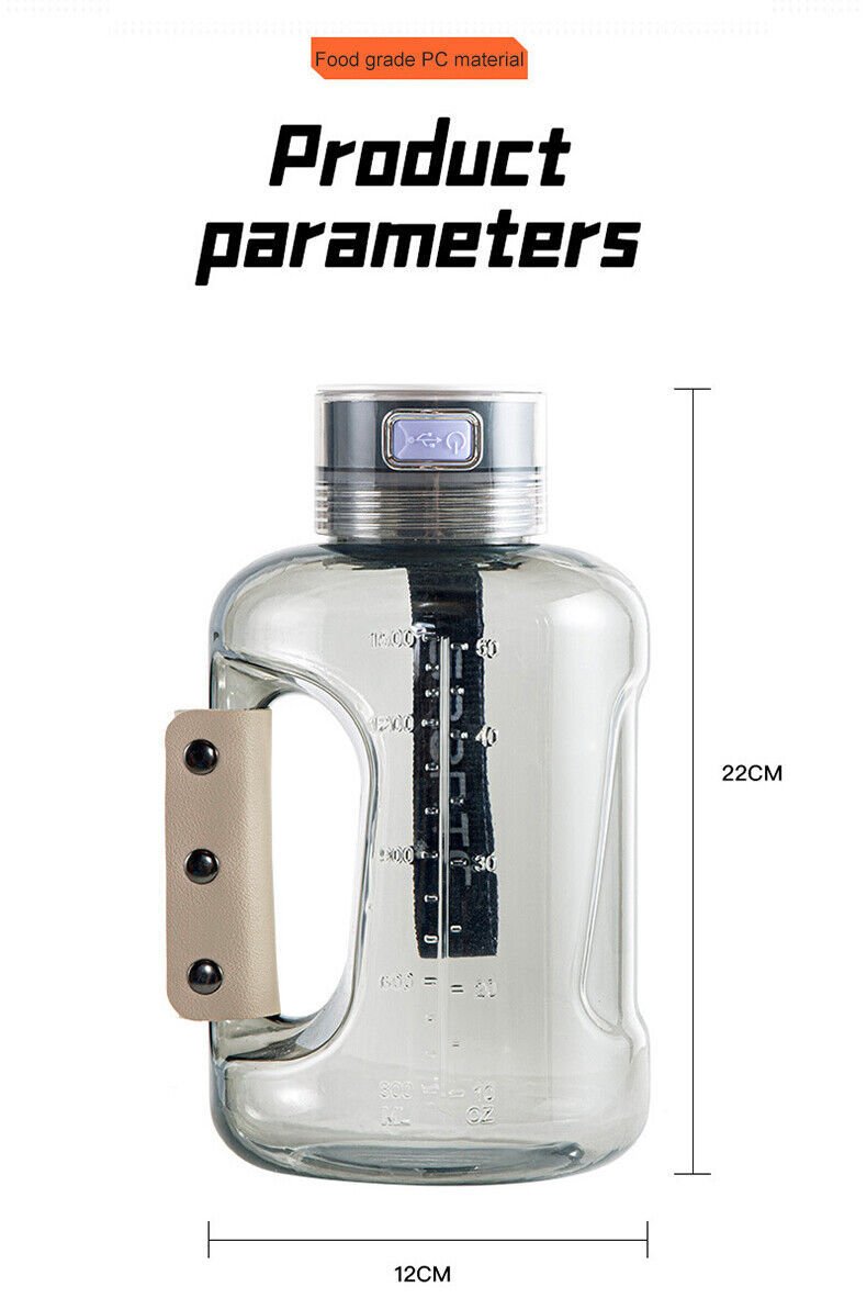 Hydrogen Water Bottle 1.5L Hydrogen Rich Portable Rich Hydrogen Water Generator - Image 5
