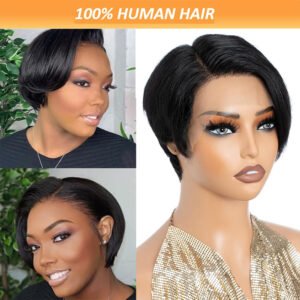 Human Hair Side Part Bob
