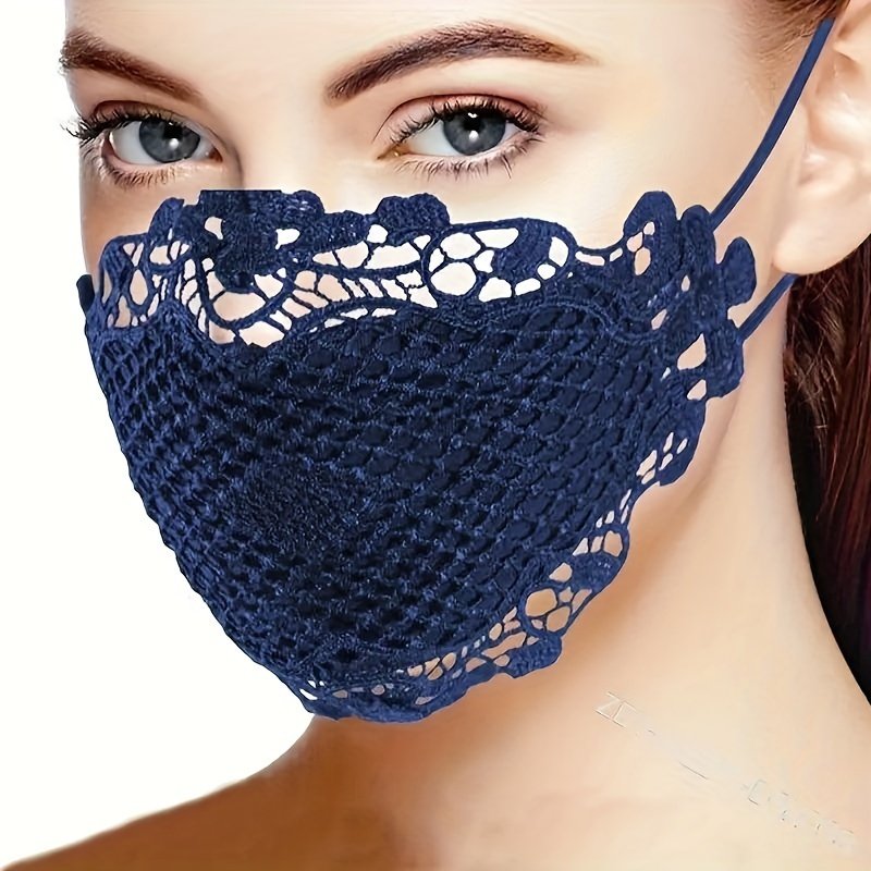 6PCS Sexy Lace Face Mask For Women- Adjustable Ear Loops- Cute, Sexy Washable And Reusable - Image 6