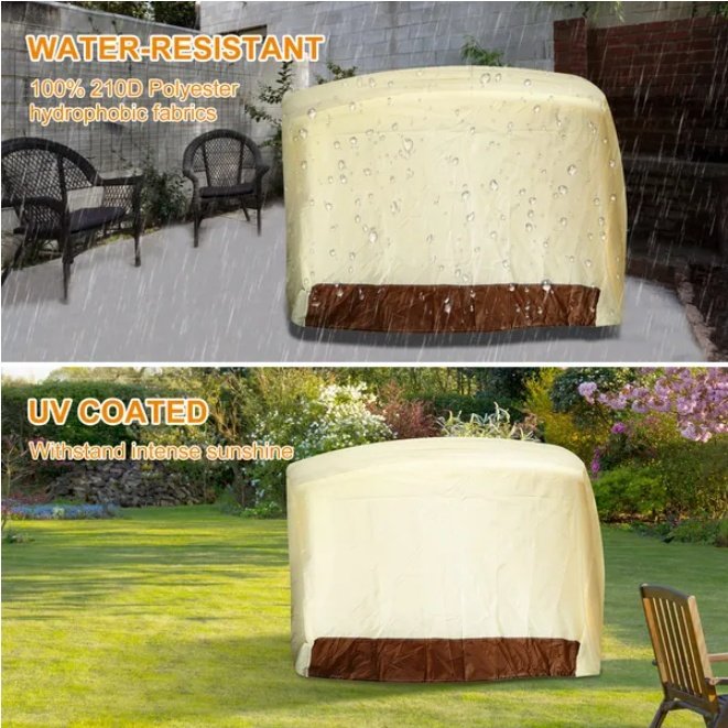 210D Waterproof Outdoor Barbecue Grill Cover - Image 4