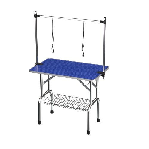 Large Pet Dog And Cat Grooming Table With Adjustable Arms And Clips Large Heavy Duty Animal Grooming Table 42 Inches - Image 2