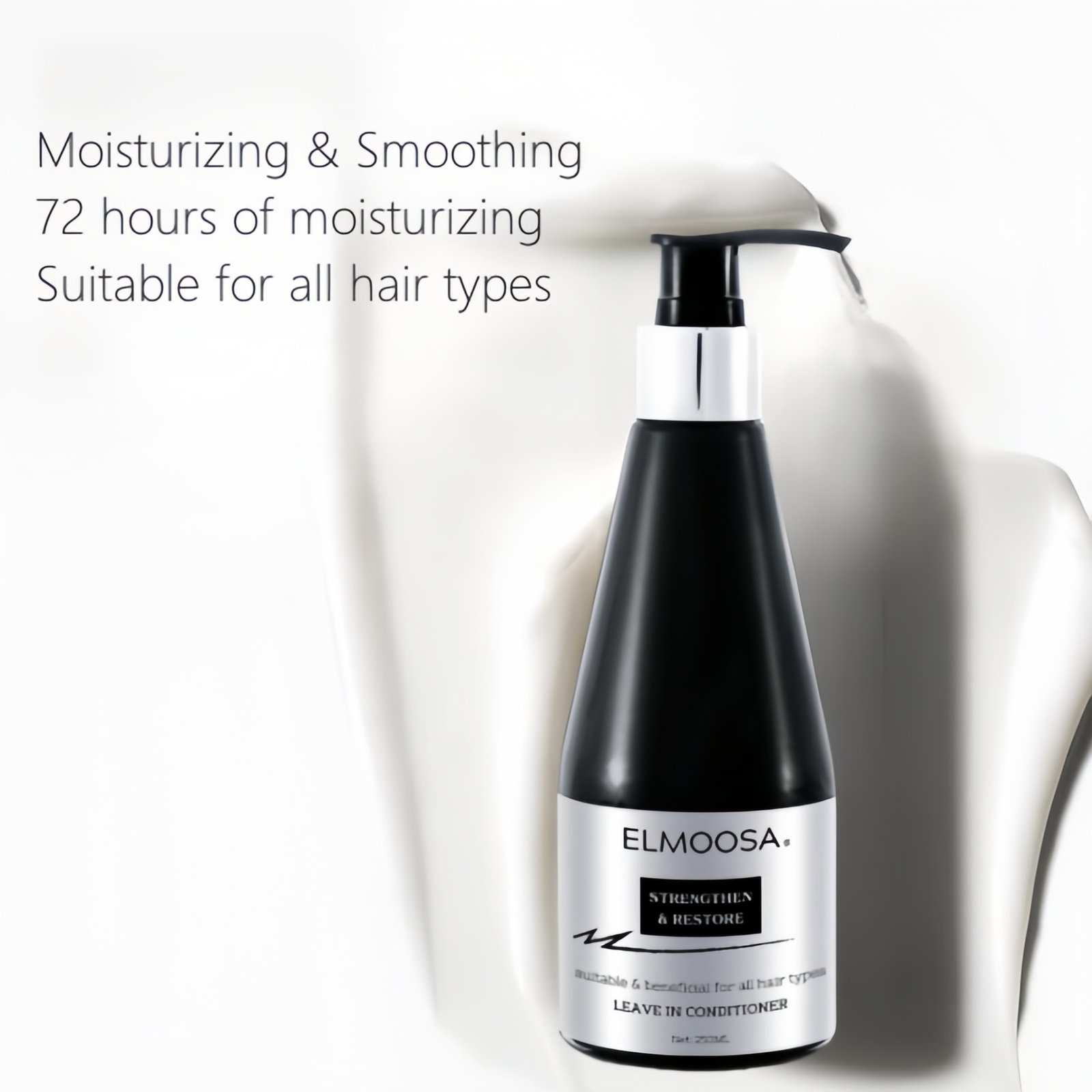 ELMOOSA Hair Care Leave In Conditioner,100ml&250ml Enriched With Various Advanced Ingredients,Hydrates & Strengthens Hair - Image 3