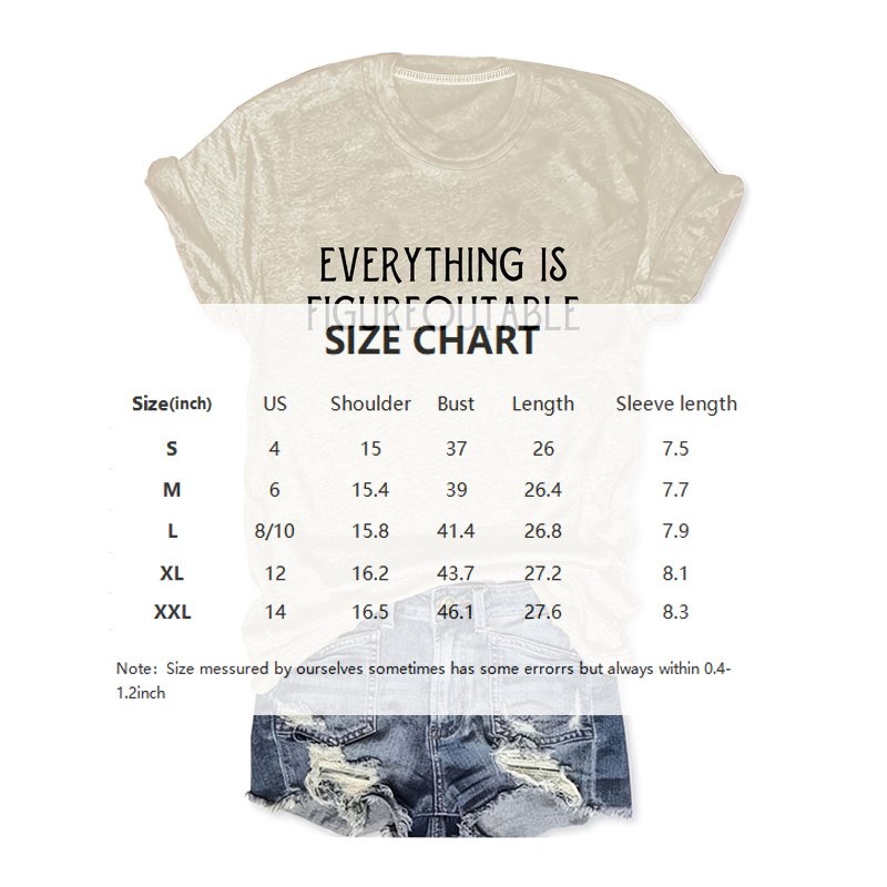Women's Casual Short Sleeve T-Shirt - Comfortable Round Neck Tee With Slogan Print - Image 4