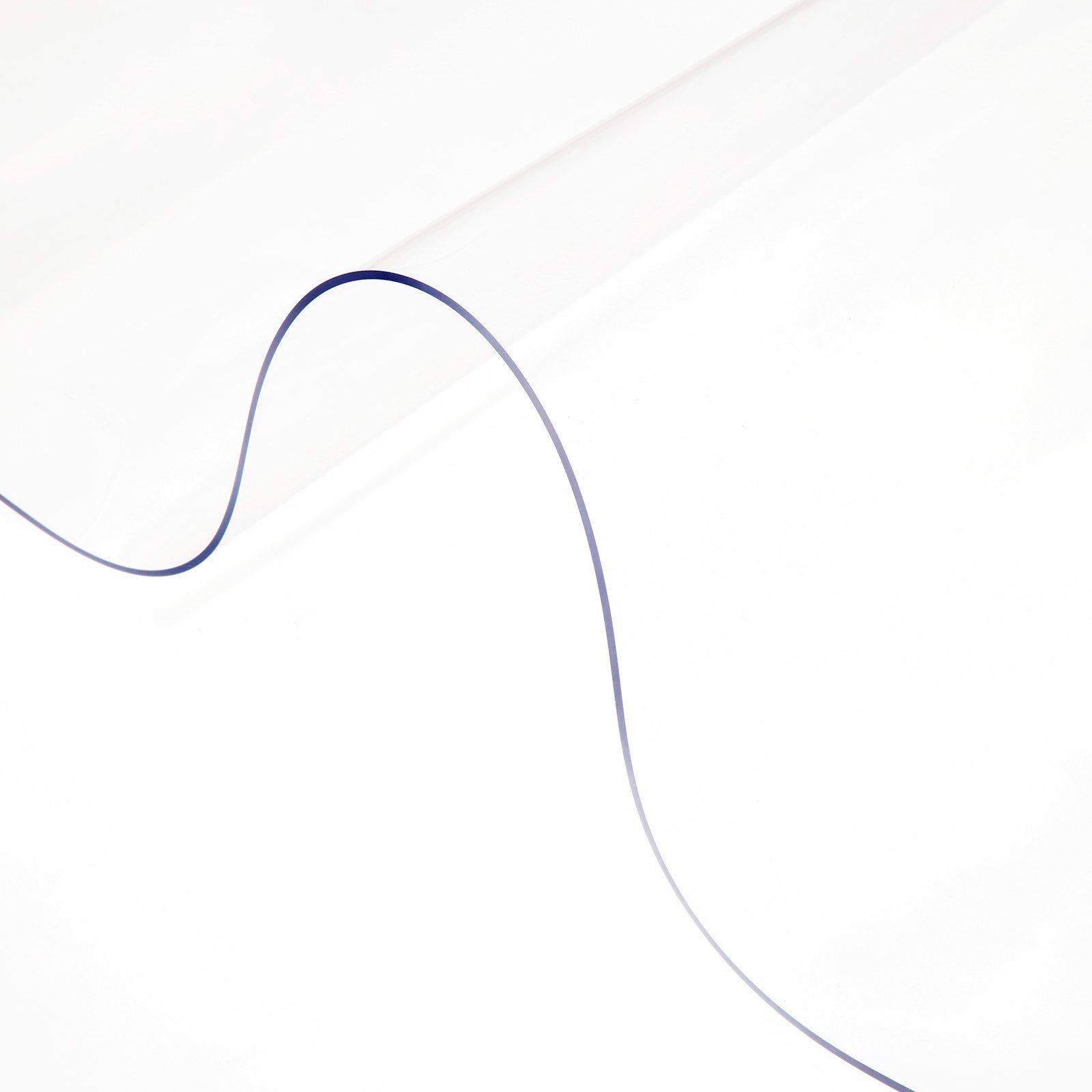 96 X 42 Inch Clear Table Cover Protector, 2mm Thick Clear Desk Protector Table Pads, Plastic Tablecloth Table Protector For Dining Room Table