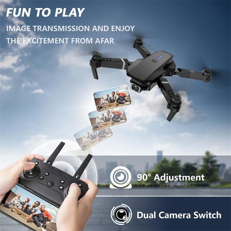 E88 Remote-controlled Drone Toy - Image 3