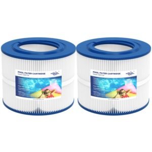 2 Pack PBF40M Spa Filter, PBF40 Hot Tub Filter Replacement, Compatible With Pleatco PBF40 And PBF40-M, Compatible With Bullfrog Wellspring 30 Coreless 10-00282 Filter