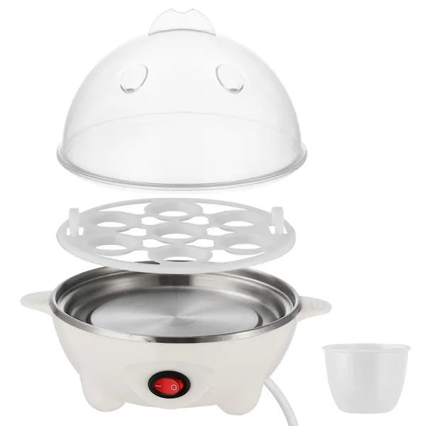 Electric Egg Cooker 7-Capacity BPA-Free Hard-Boiled Egg Maker W Auto-Off Measuring Cup - Image 4