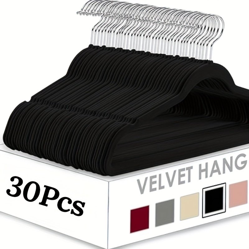Flocked Hangers30pc