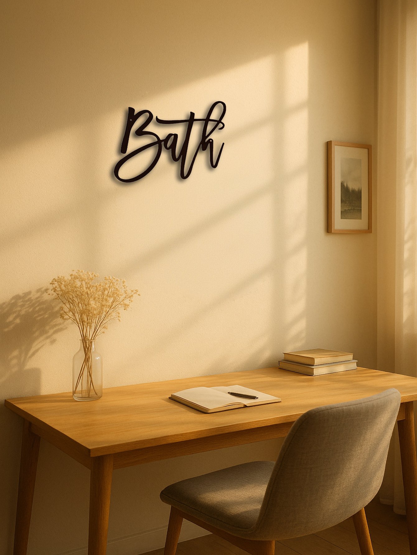 Metal Letter Pendant,Create A Stylish Focal Point For Wall Art, Chic Home Decor - Image 3