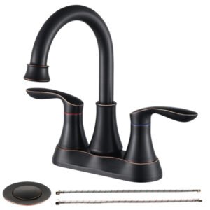 2 Handles 4-inch Oil Wiped Bronze Bathroom Faucet, Banned From Amazon Platform, Unable To Ship On Weekends