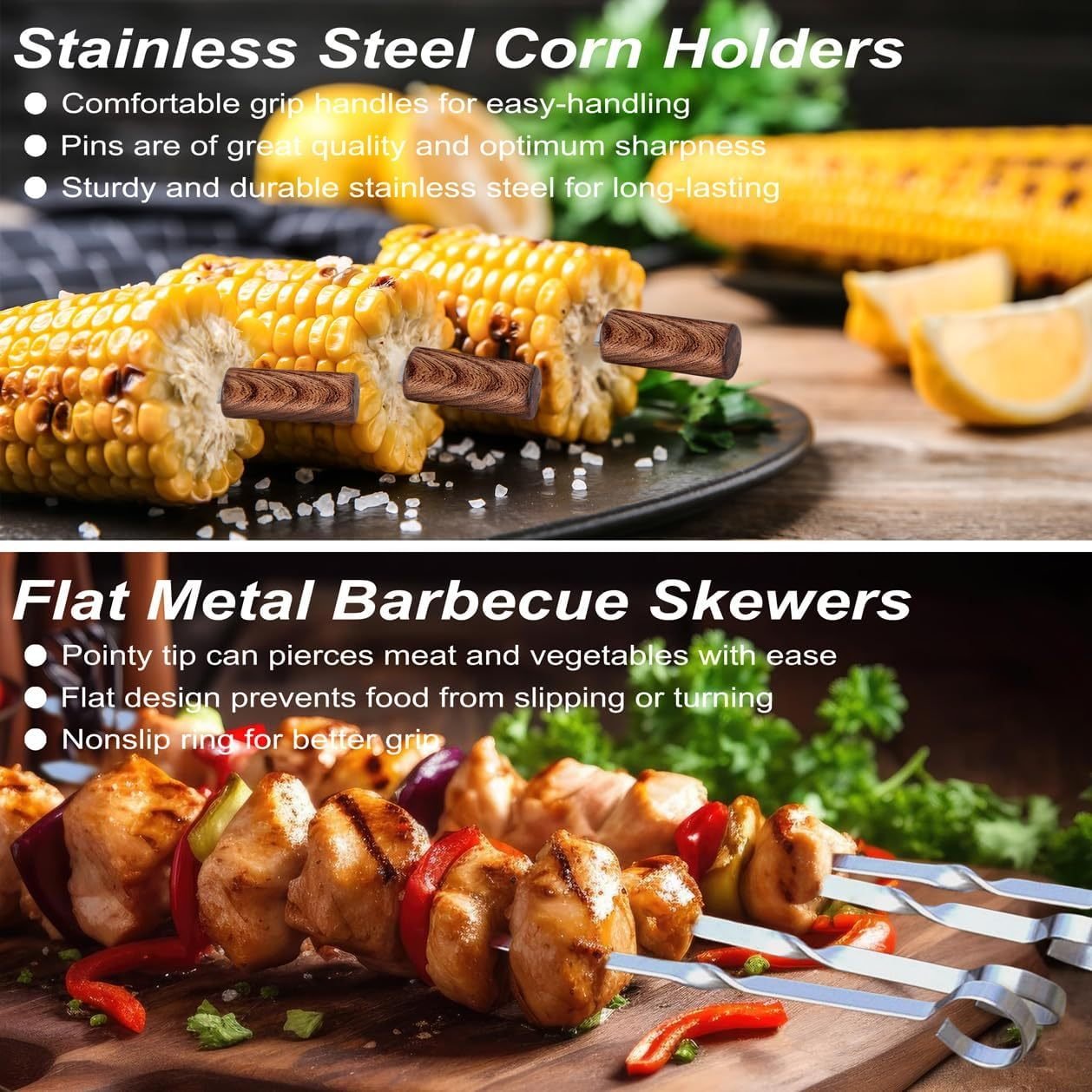 POLIGO 29 PCS BBQ Grill Accessories Stainless Steel BBQ Tools Grilling Tools Set With Storage Bag For Fathers Day Dads Birthday Presents - Camping Grill Utensils Set Ideal Grilling Gifts For Men Women - Image 6