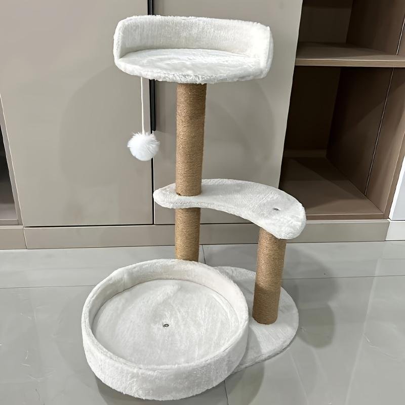 Multi-layer Cat Tree Indoor Cat Furniture With Scratching Post And Interactive Ball Toy Great Value Pet Consumption Tree - Image 10