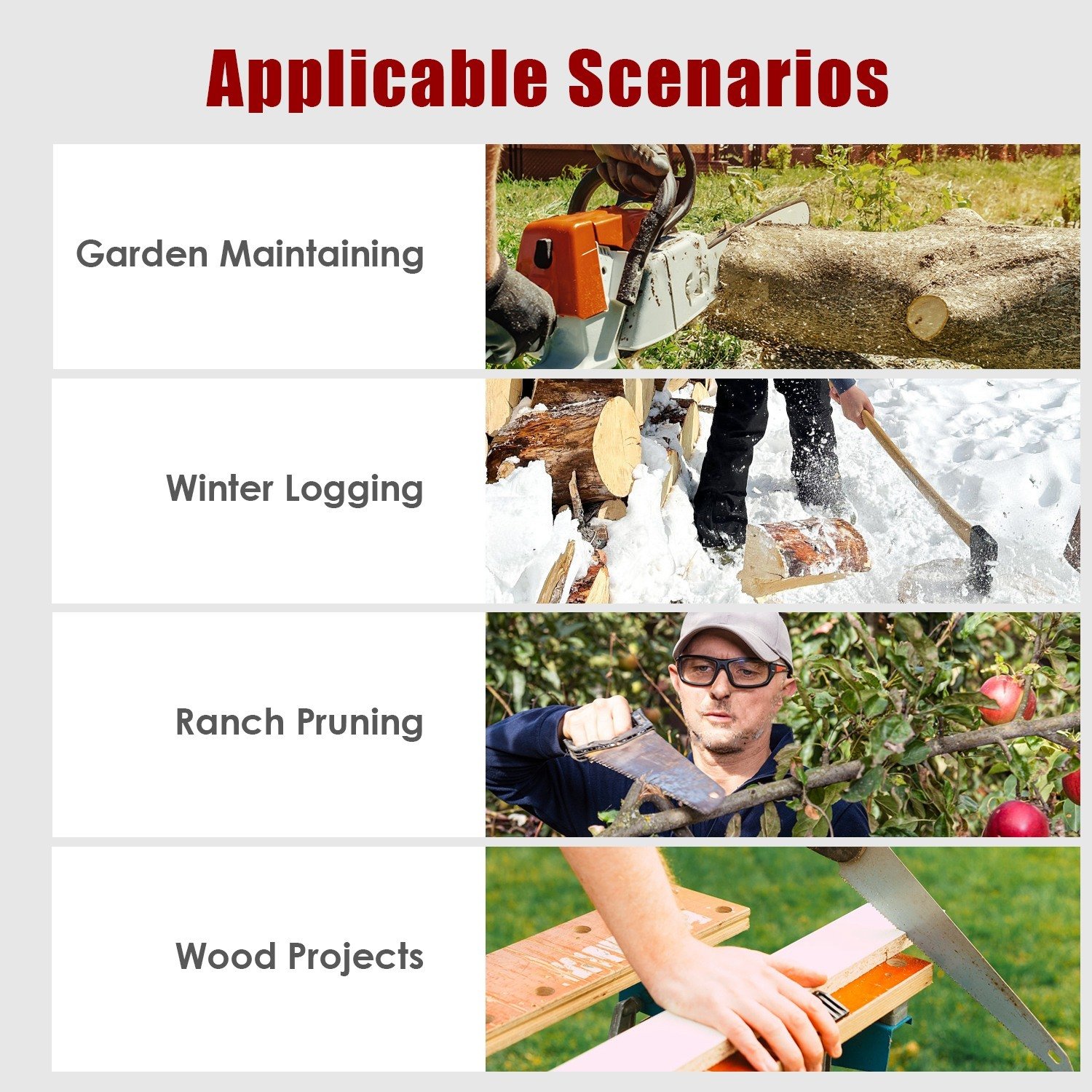 1Pc 12Inch Electric Cordless Chainsaw With 2Pcs 21V 3000mAh Battery And Charger Brushless Battery Operated Handheld Chainsaw With Auto Oiler Safety Switch For Tree Trimming Wood Cutting - Image 4