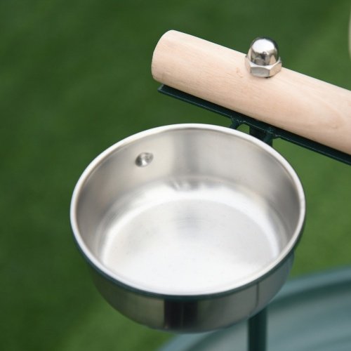 Rolling T-Bracket Bird Training Activity Playground With Perch - Image 3