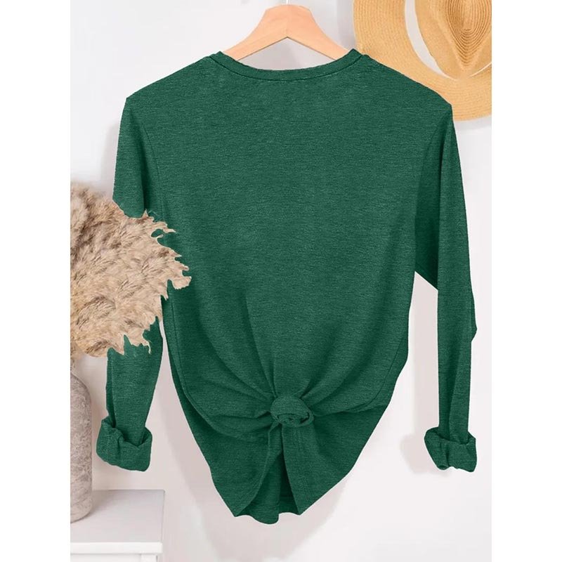 Womens 5 Packs Long Sleeve Crew Neck Shirts Fall Tops Clothes Outfits 2025 Basic Tee - Image 3