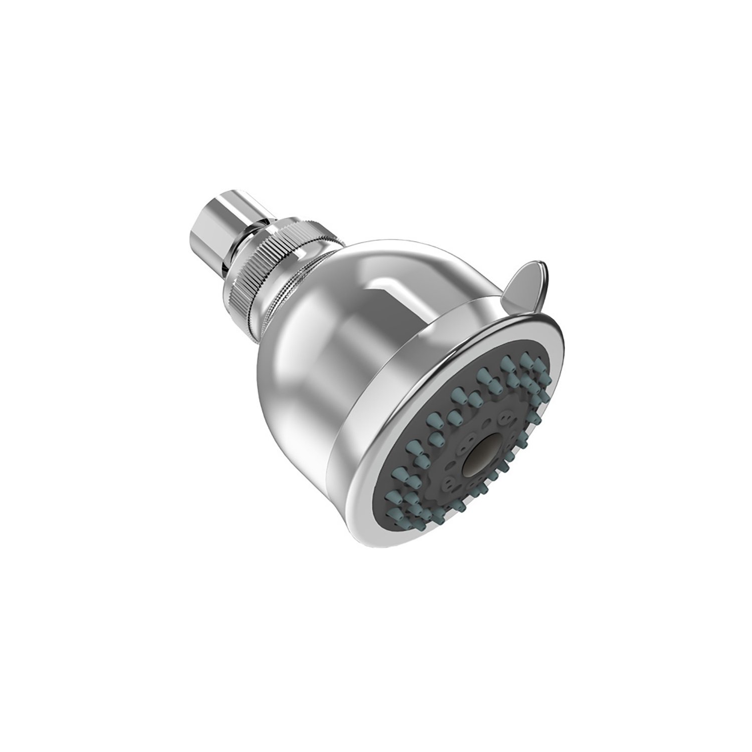 2-Spray Settings 2.92 In. Wall Mount Fixed Adjustable Shower Head In Chrome,,Non-EBAY Certified Warehouse - Image 3