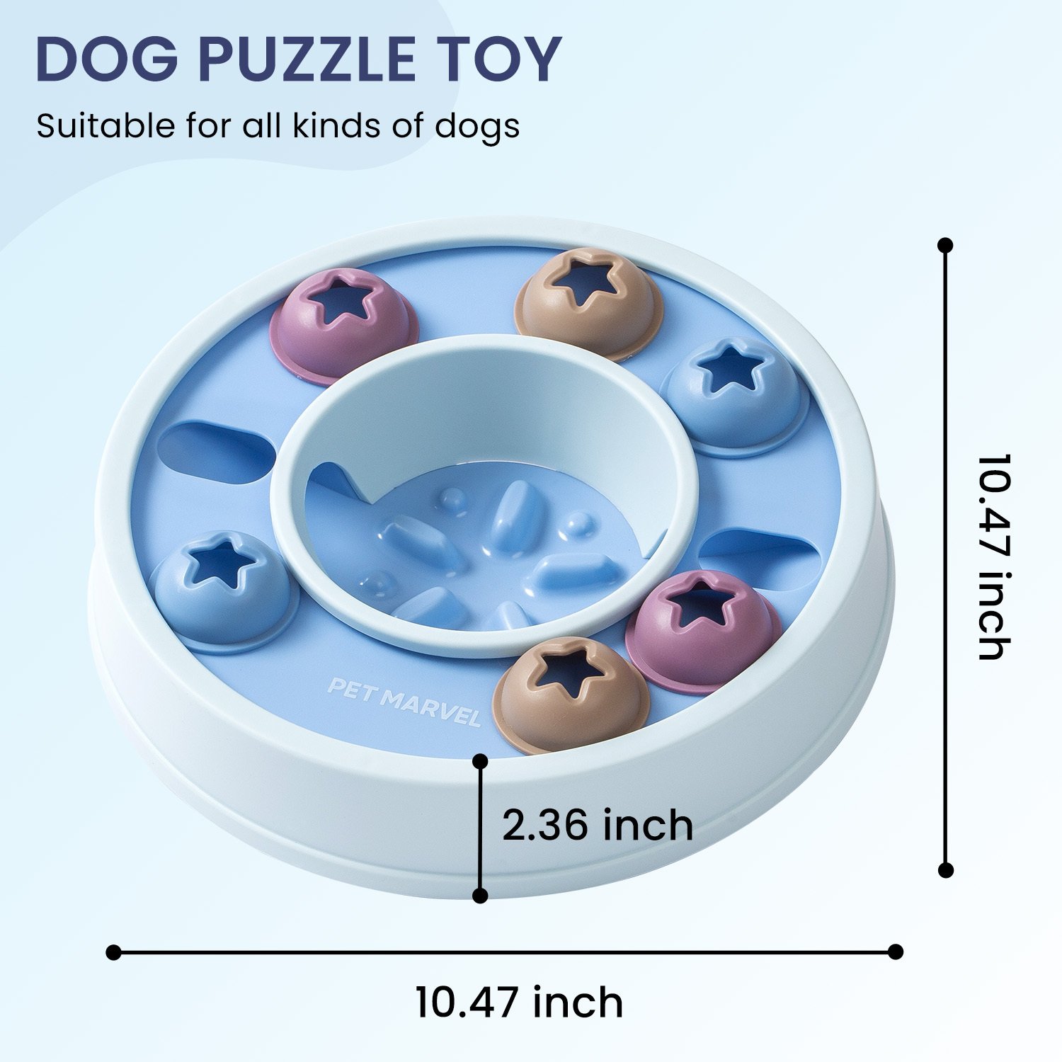 PETMARVEL Interactive Puzzle Game Dog Toy, Level 1-3 - Image 8