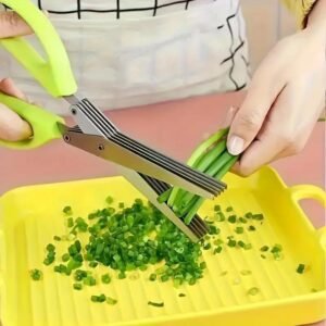 Multifunctional Multi-layer Kitchen Scissors Suitable For Cutting Onions, Vegetables And Spices