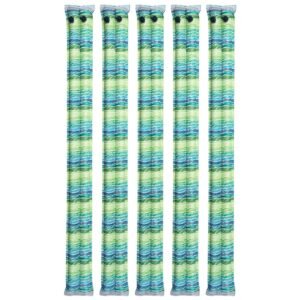 28 Gauge Reflective Double Chamber Water Bags Tubes For Pool Cover 5Packs 8ft