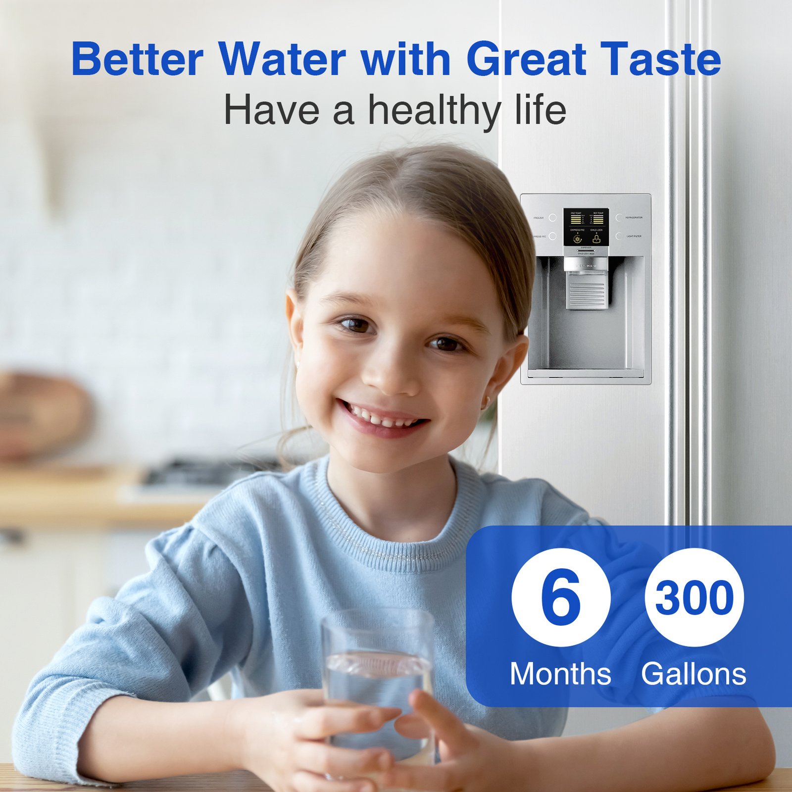 5 Pack Redypure Refrigerator Water Filter Replacement For LG LT700P, ADQ36006101, ADQ36006102, LG 469690, LFX31935ST, RWF1200A, Kenmore 469690, 79572032110, RFC0700A - Image 8