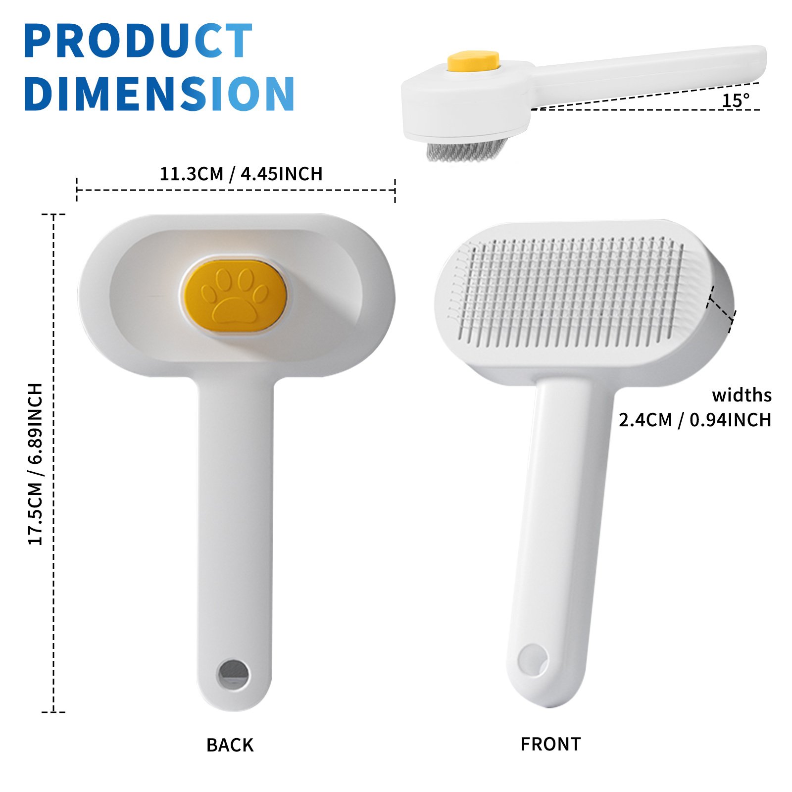 Efficient Universal Pet Hair Removal Comb, Gently Smoothing Out The Tangled Hair Of Your Beloved Pet, Carefully Caring For Every Gentle Touch - Image 2