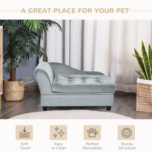 Luxury Small Dog Bed With Hidden Storage - Image 5