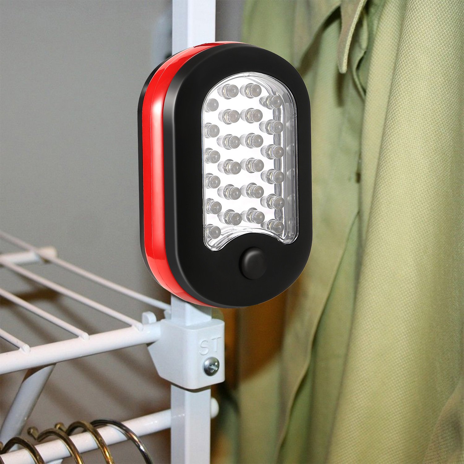 1Pc Magnetic LED Work Light With Hook Compact Flashlight For Camping Hiking Emergency - Image 5