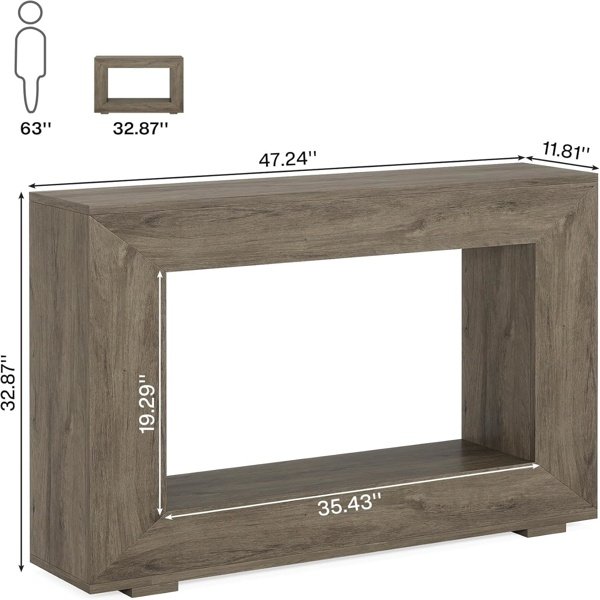 Long Console Table Living Room Table - Image 3