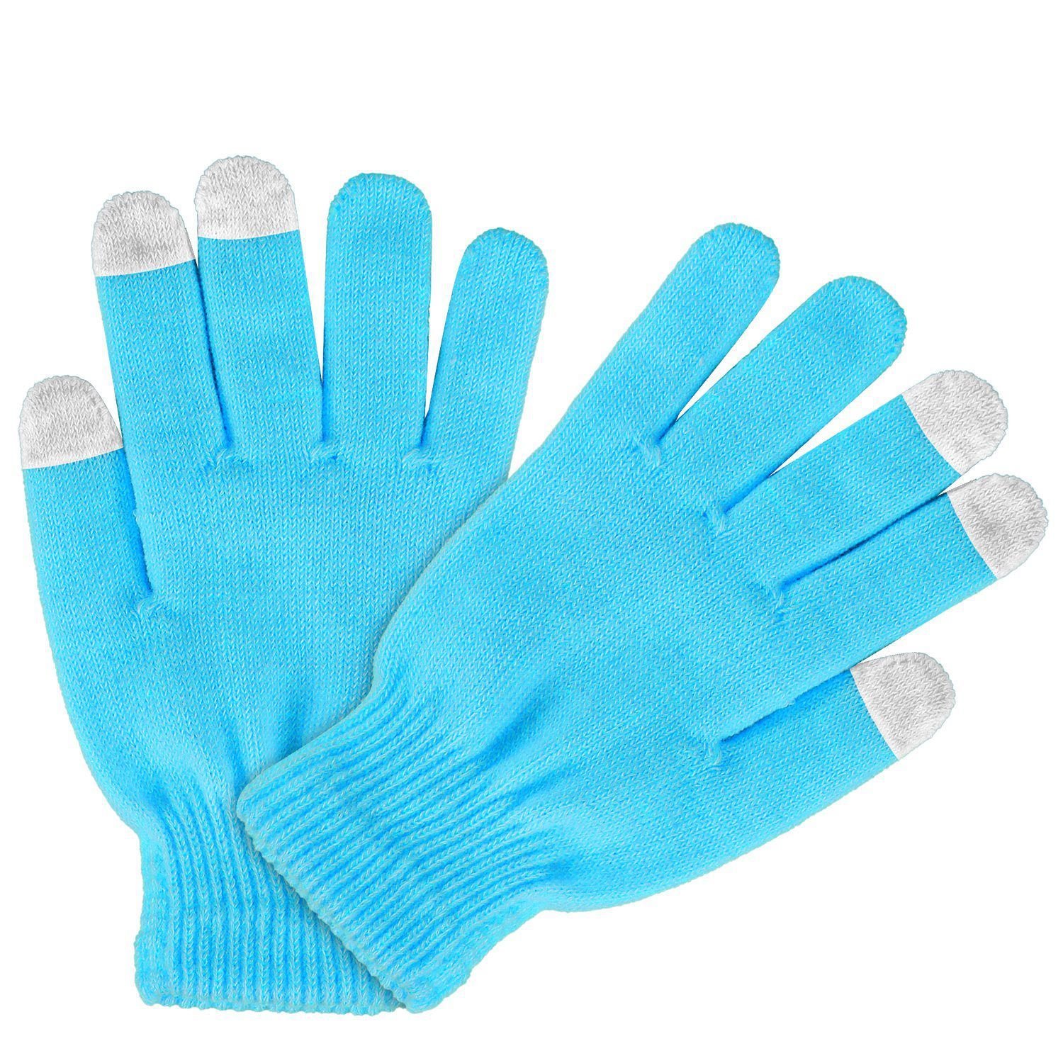 3 Color Options -- 1 Pair Unisex Winter Knit Gloves Touchscreen Outdoor Windproof Cycling Skiing Warm Gloves - Image 2