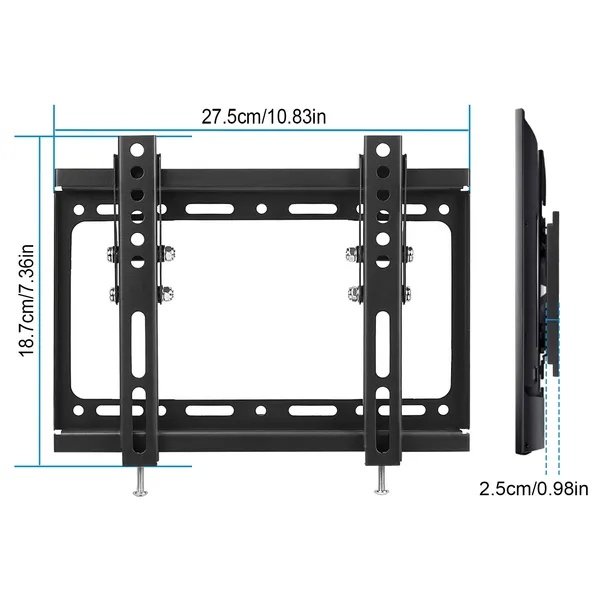 TV Wall Mount Bracket Tilt For Flat TV VESA 200x200mm - Image 5