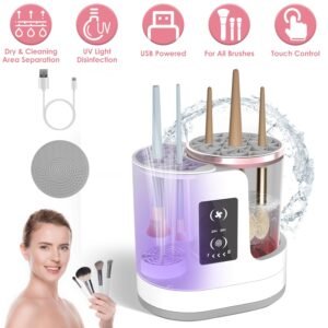 Automatic Makeup Brush Cleaner