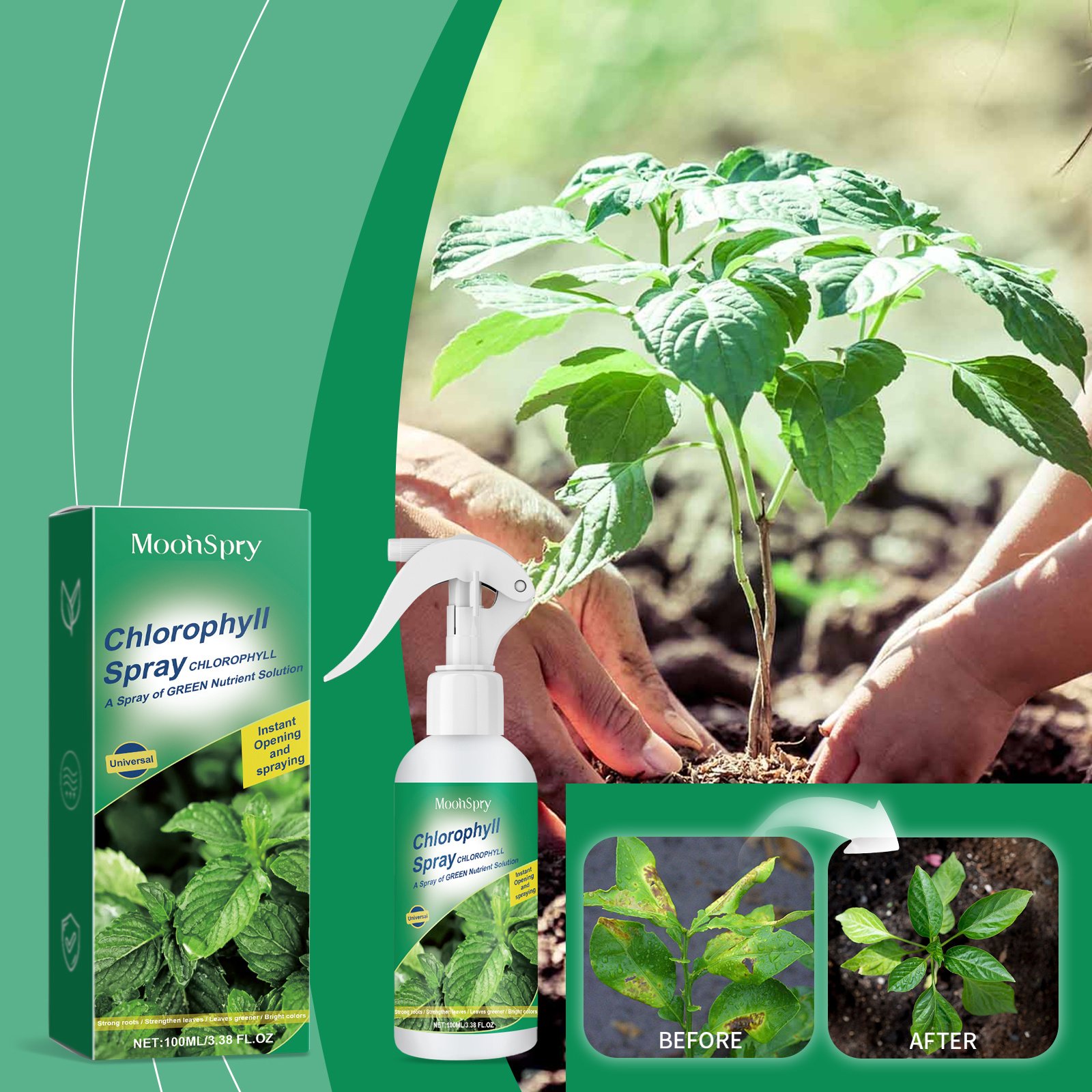 Green Plants And Leaves Healthy Growth Nutrient Solution - Image 4