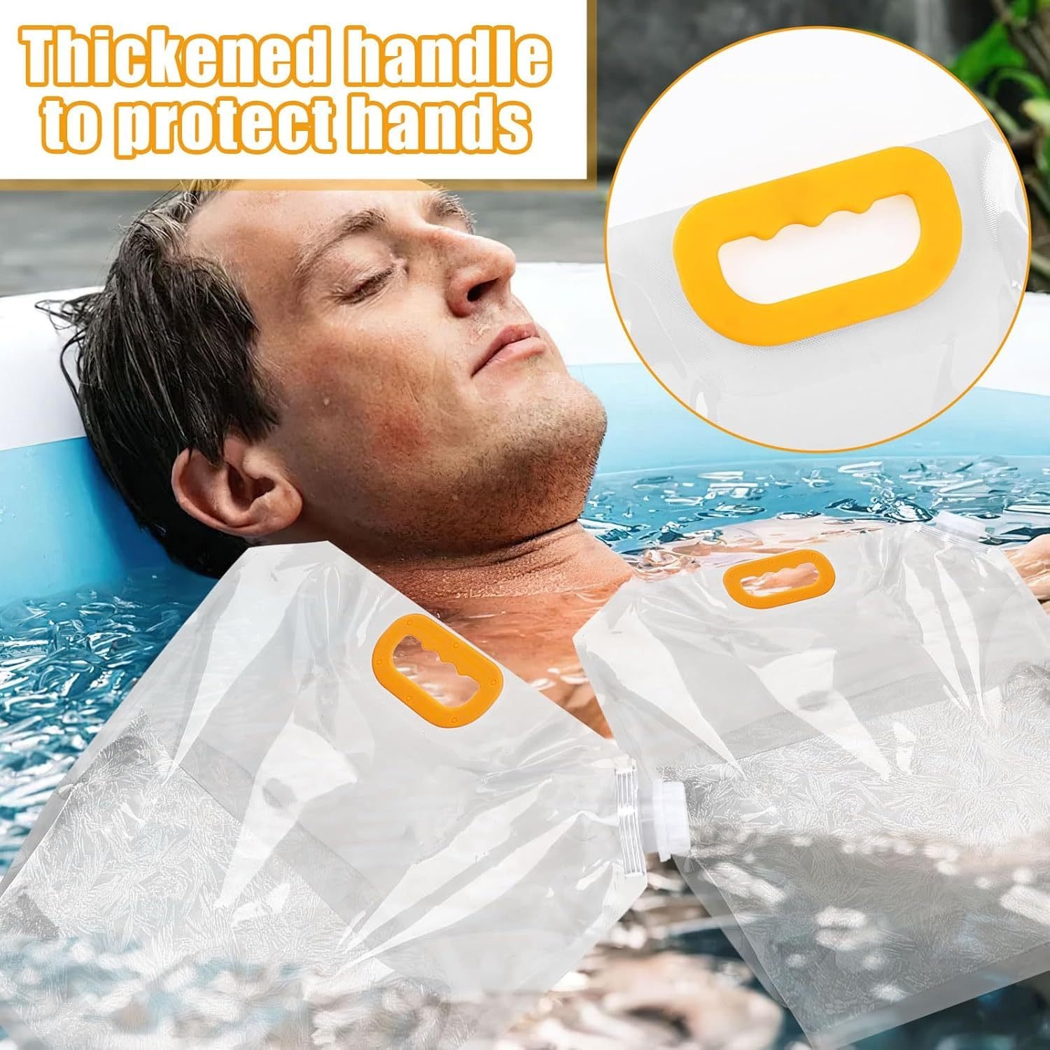 Super Large Ice Bath Bags Cold Bathtub Water Bag 10L Ice Bath Accessories Cold Plunge Accessories Portable Ice Bath Bag Clearance Sale - Image 6