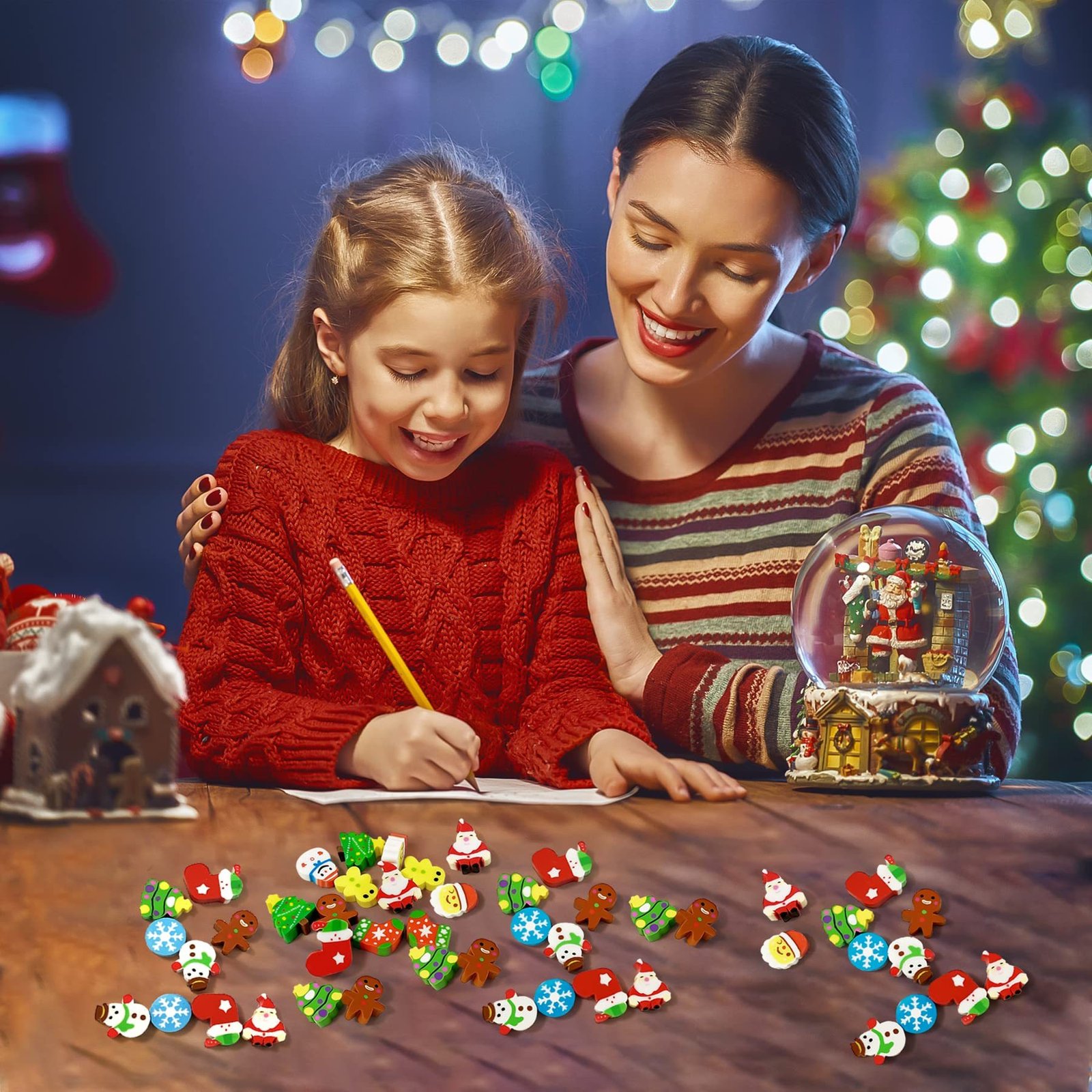 150 Pieces Of Children's Christmas Mini Erasers, Cute Little Animal Erasers-Ban On Selling On Amazon - Image 6