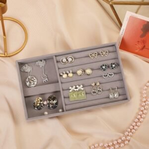 Gray Jewelry Tray Organizer