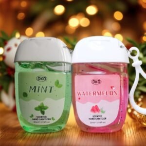 DKD 2pack 1.014fl.oz Hand Sanitizer With Hook Mint Watermelon Scented Cleaning Wash-free For Home Travel Outdoor