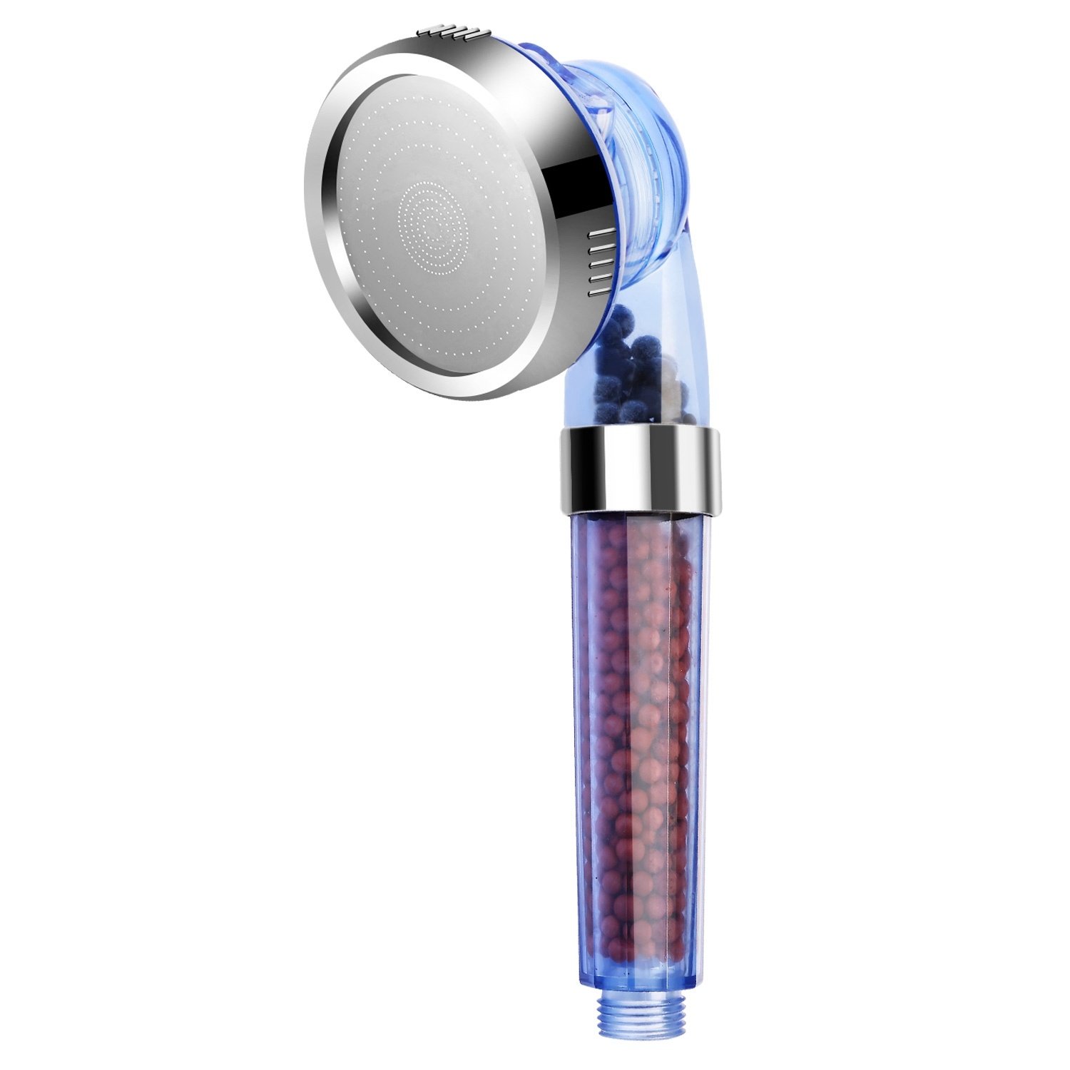 1Pc Ionic Filtration Shower Head High Pressure 3 Mode Stone Water Saving Bath Handheld Shower - Image 9