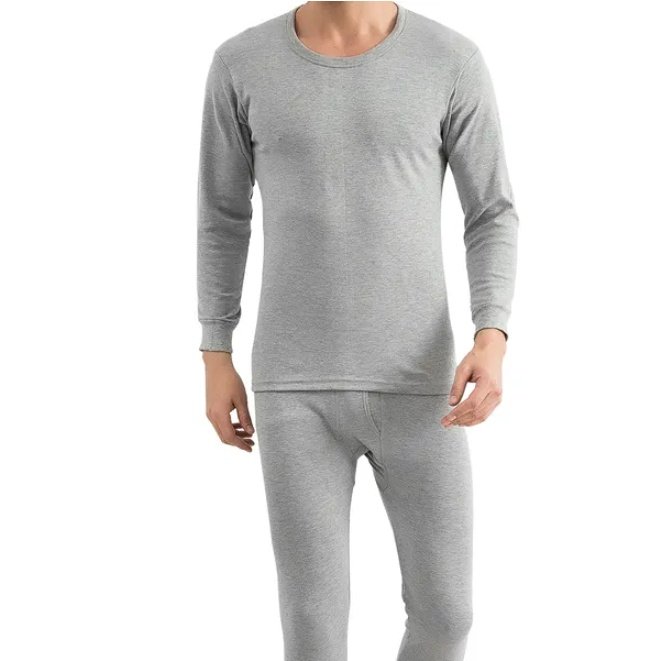 Men Thermal Underwear Set Long Johns Pants Long Sleeve Soft Underwear Kit Top Bottom Winter Sports Suits - Image 2