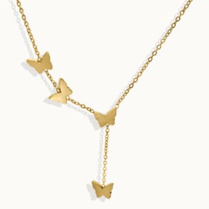 Gold Plated Pearl Necklace