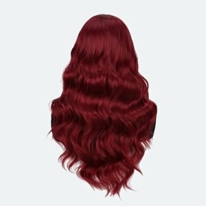Elegant Red Synthetic Wig
