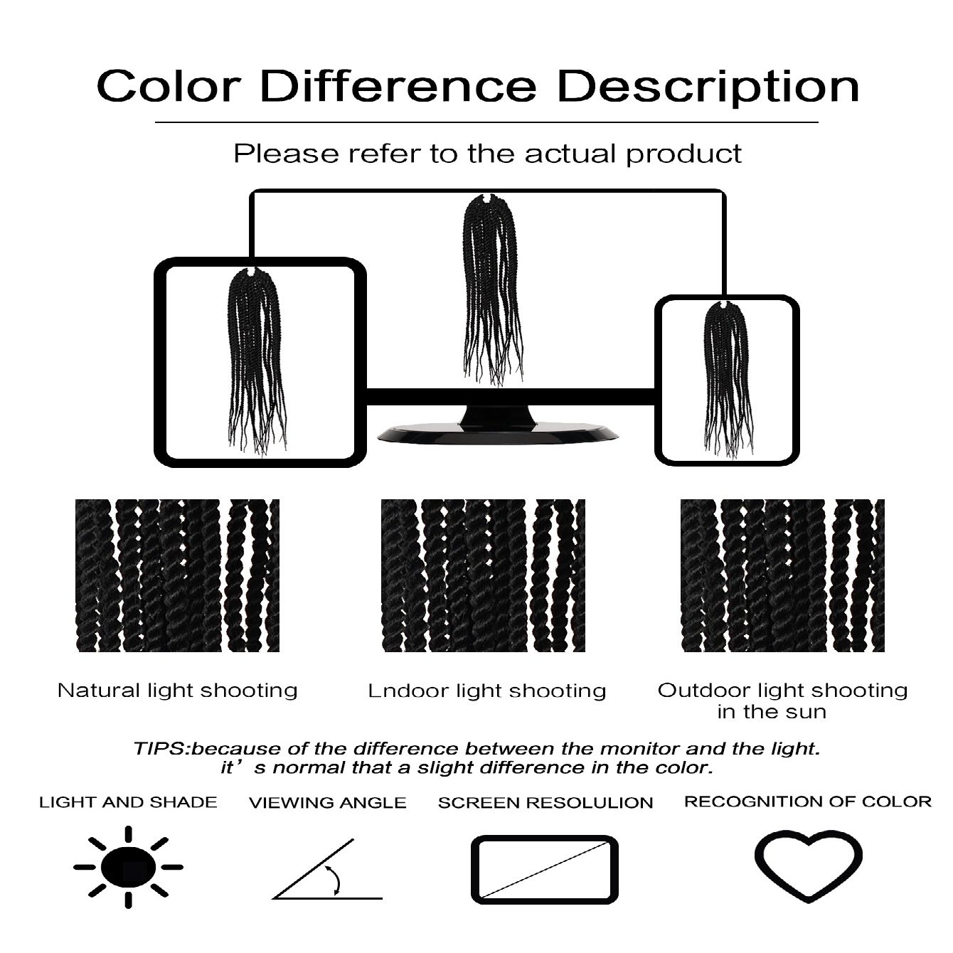 Synthetic Senegalese Braid Crochet Hair - Image 3