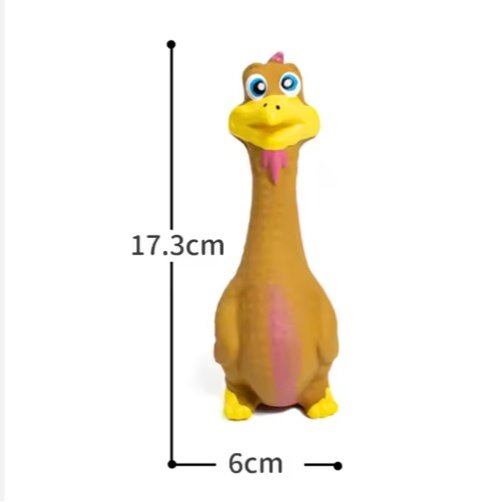 US LOCAL STOCK Hiphoppet New Latex Interactive Dog Chew Toys Cute Duck Shape Squeaky Pet Dog Interactive Boredom Buster Toys - Image 3