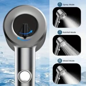 High Pressure Shower Head With Handheld And Filter