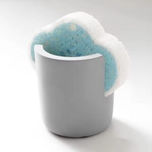 Diatom Mud Sponge Rack Kitchen & Bathroom Sink Caddy For Sponges Scrubbers