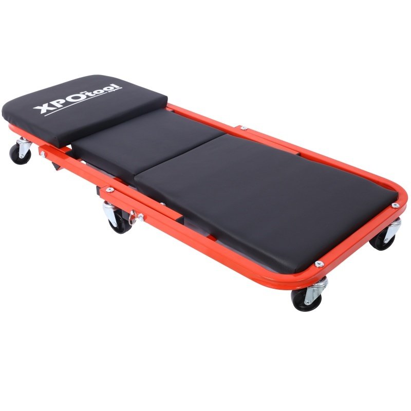 Mechanic Crawler, Garage Gift, 36inch Z-crawler Seat, 2-in-1 Mechanic Gift, 300 Lb Capacity, Low Profile Crawler With 6 Wheels, Garage, Father's Day Tool Gift Shop, Red - Image 5