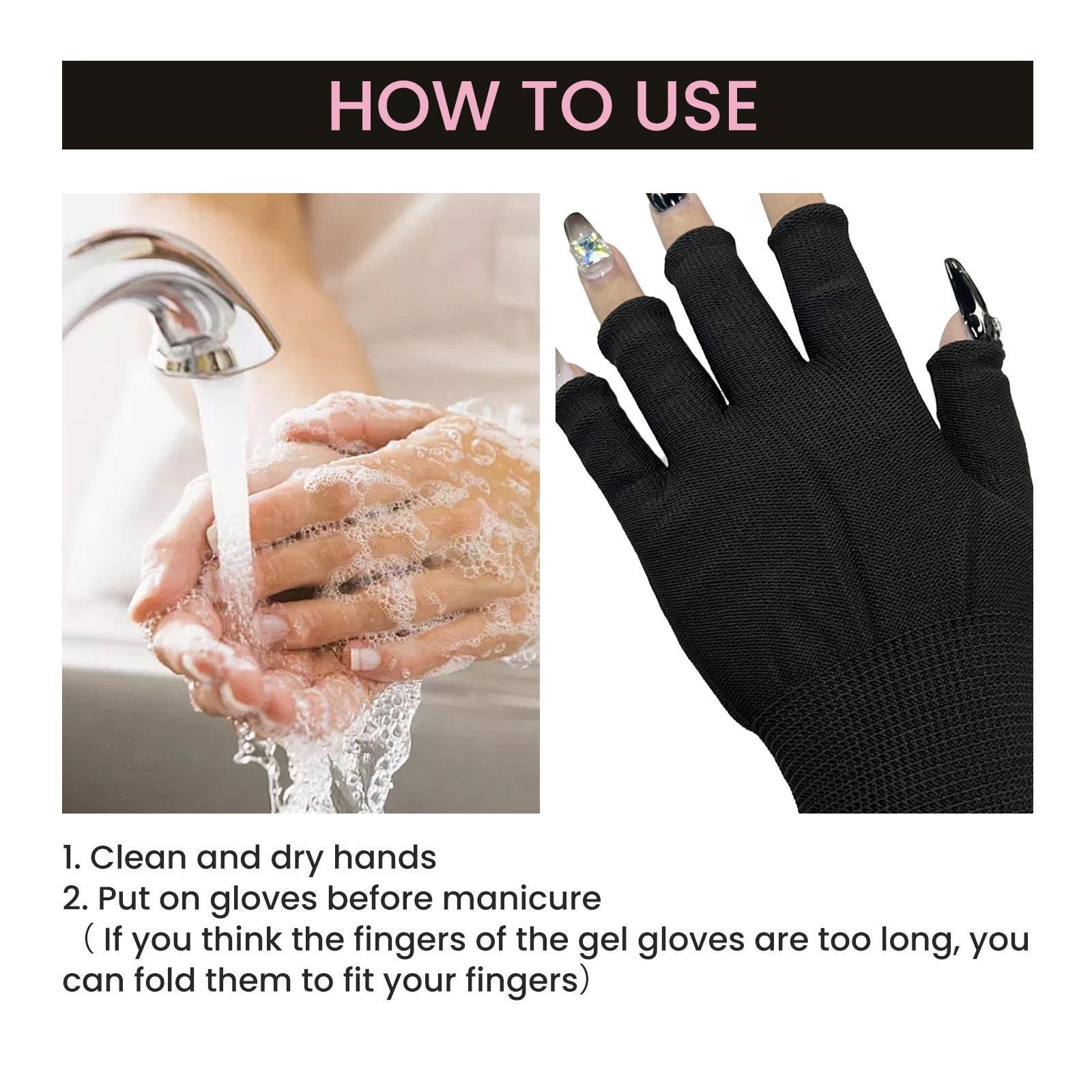 Irho UV Protection Sun Protection Nail Lamp Protective Gloves - Image 8