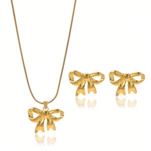 Cute Bow Jewelry Set
