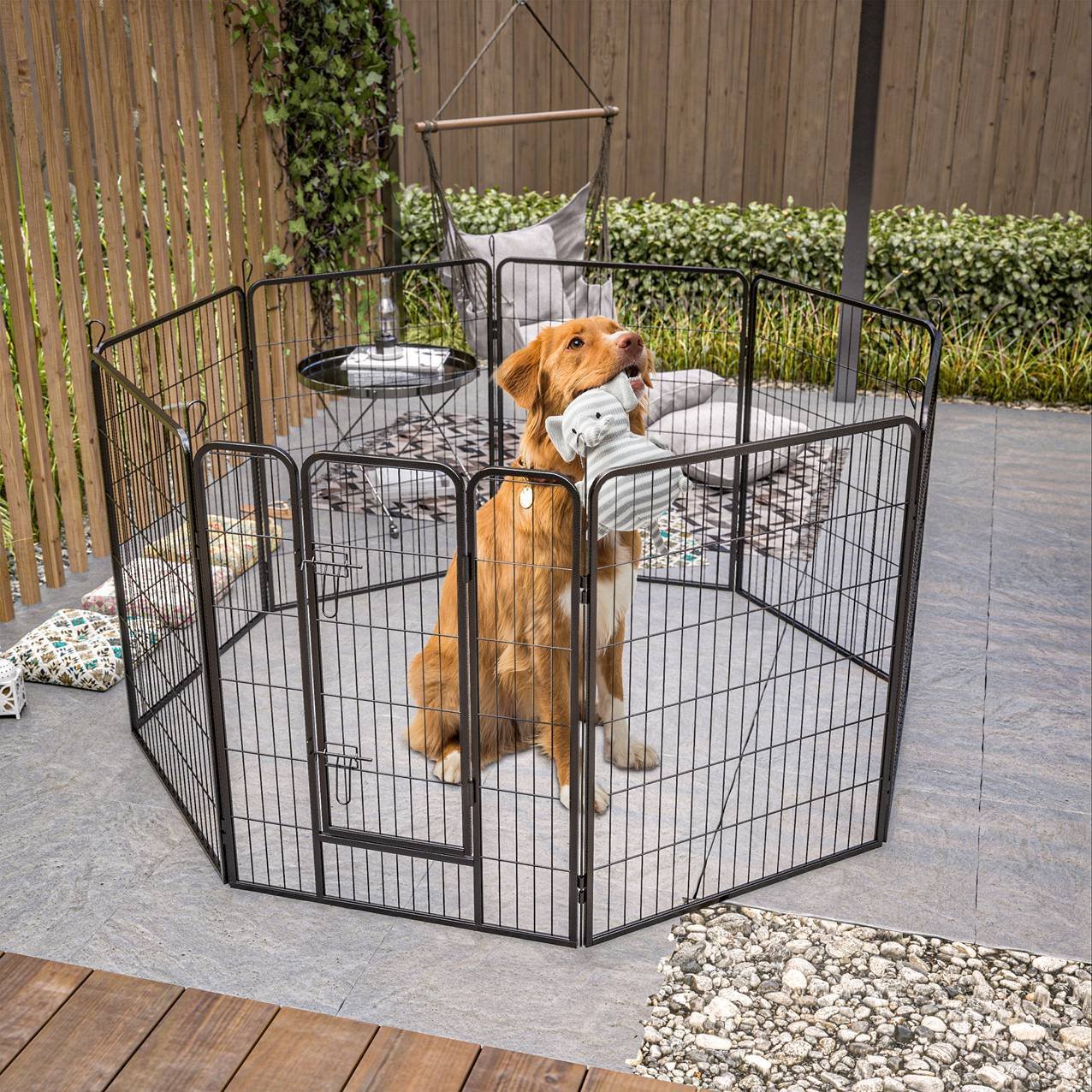 Dog Pens Outdoor Dog Fence Dog Playpen For Large Dogs Dog Kennel Pet Playpen - Image 3