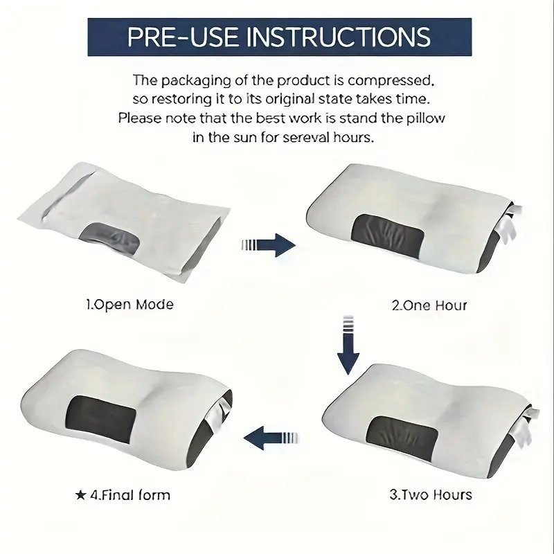 2pack YBZ 3D Knitted Cotton Massage Pillow - Image 9