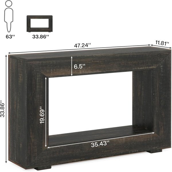 Long Console Table Living Room Table - Image 2